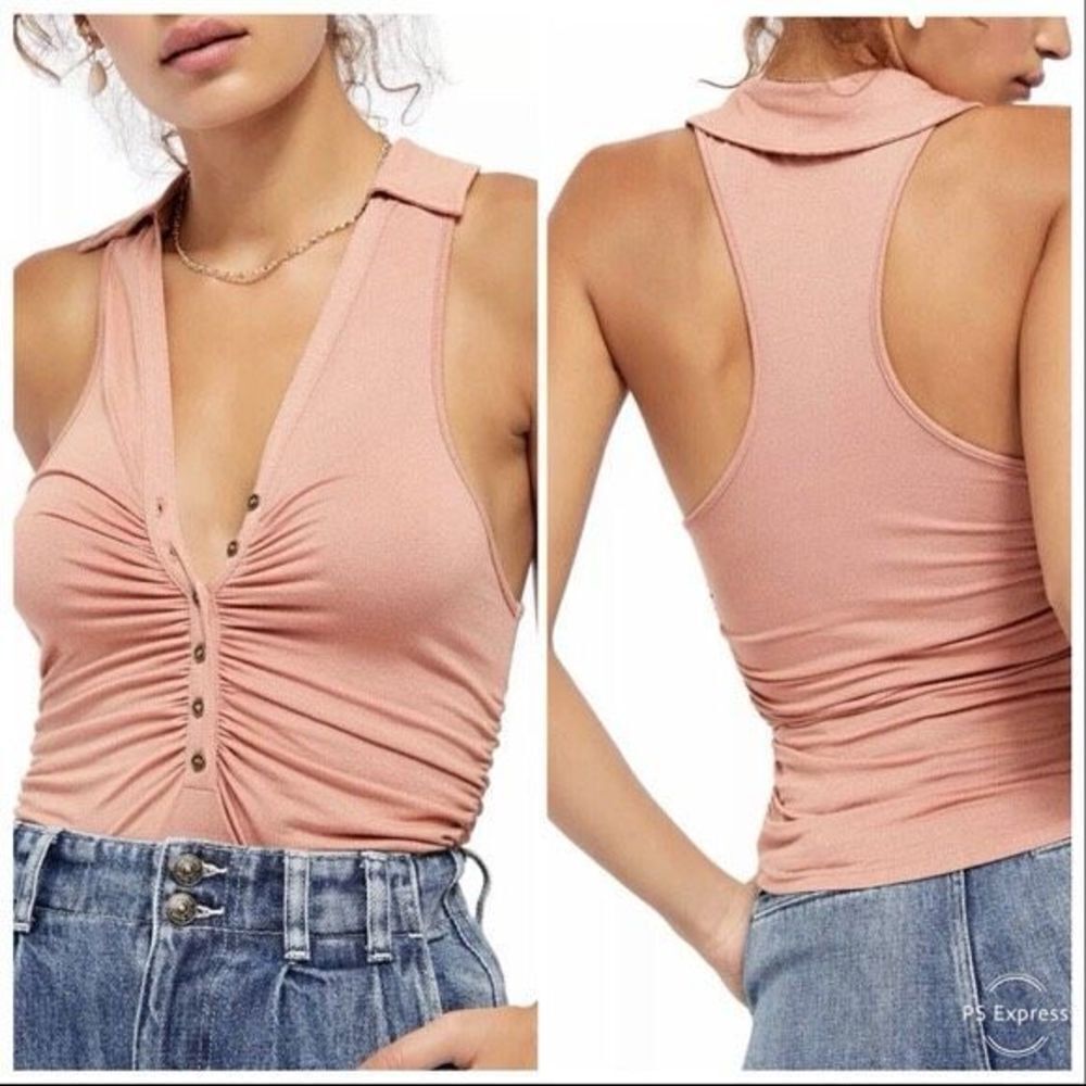 ✨Free People Coco Solid Cinnamon Sz Medium Tank Top✨